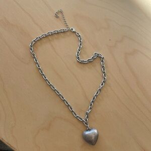 Puffed Heart Necklace